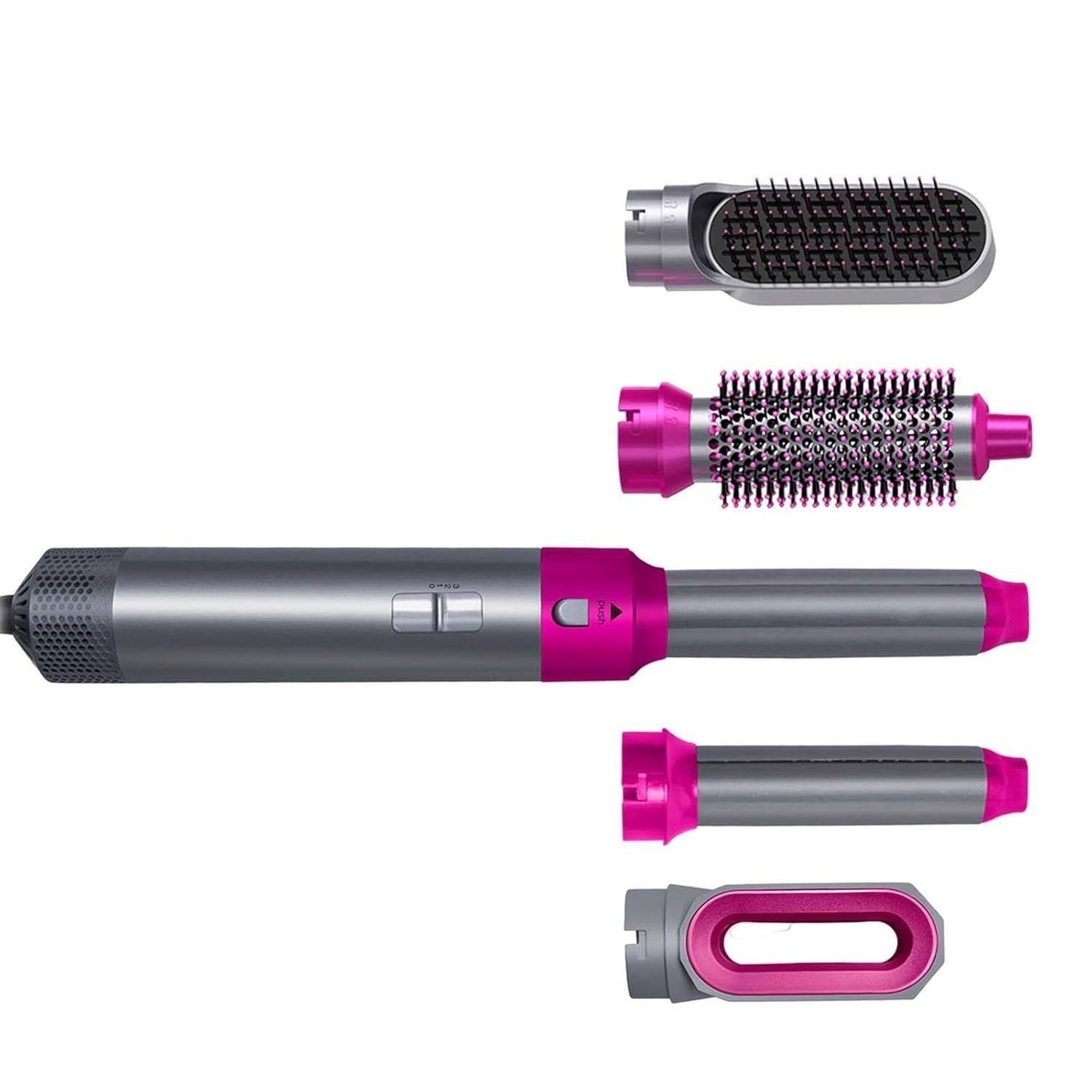 Muti-Functional 5 IN 1 Hot Air Brush Hair Dryer with Comb