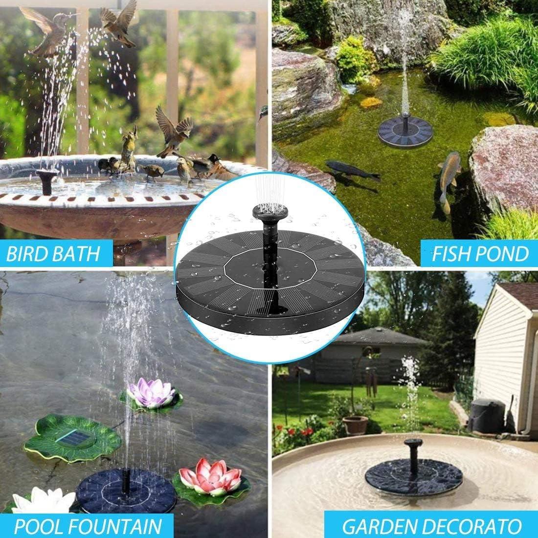 Fountain Solar Power Floating Water Pump for Pool Pond Garden and Patio Plants